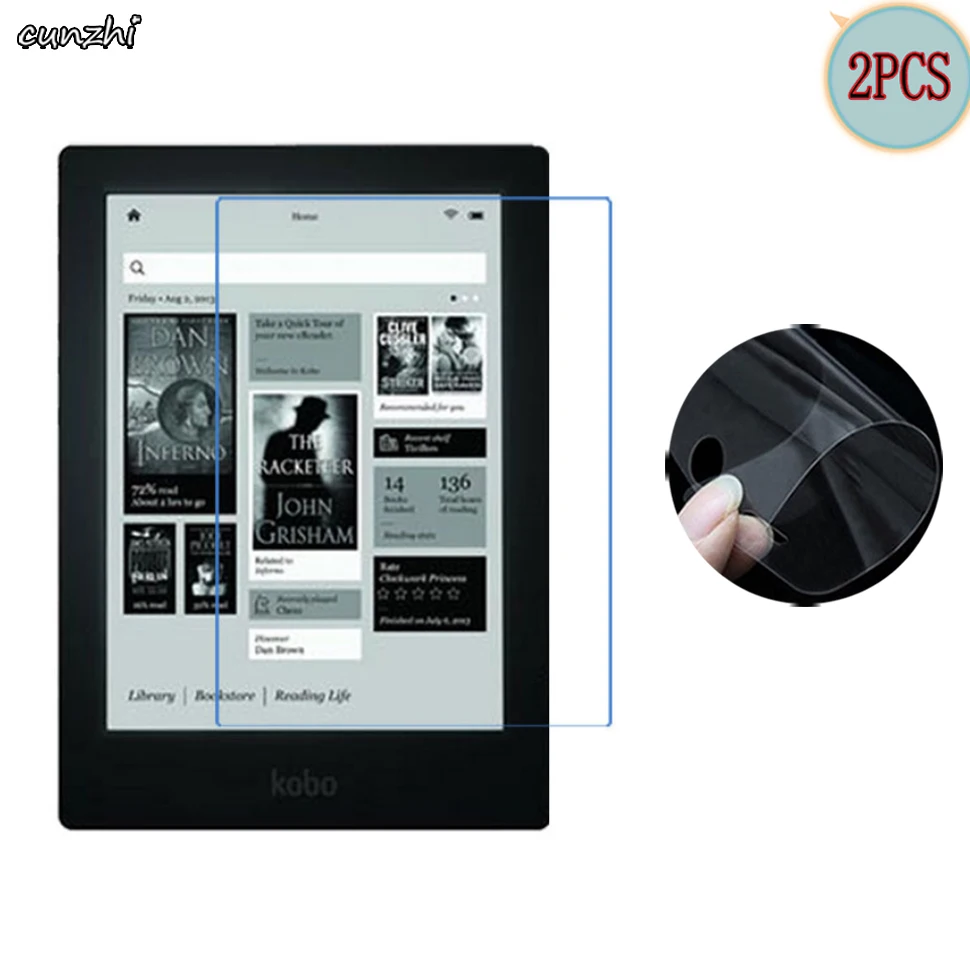 Прозрачная мягкая ультратонкая Защитная пленка для планшета Kobo Aura HD 6 8