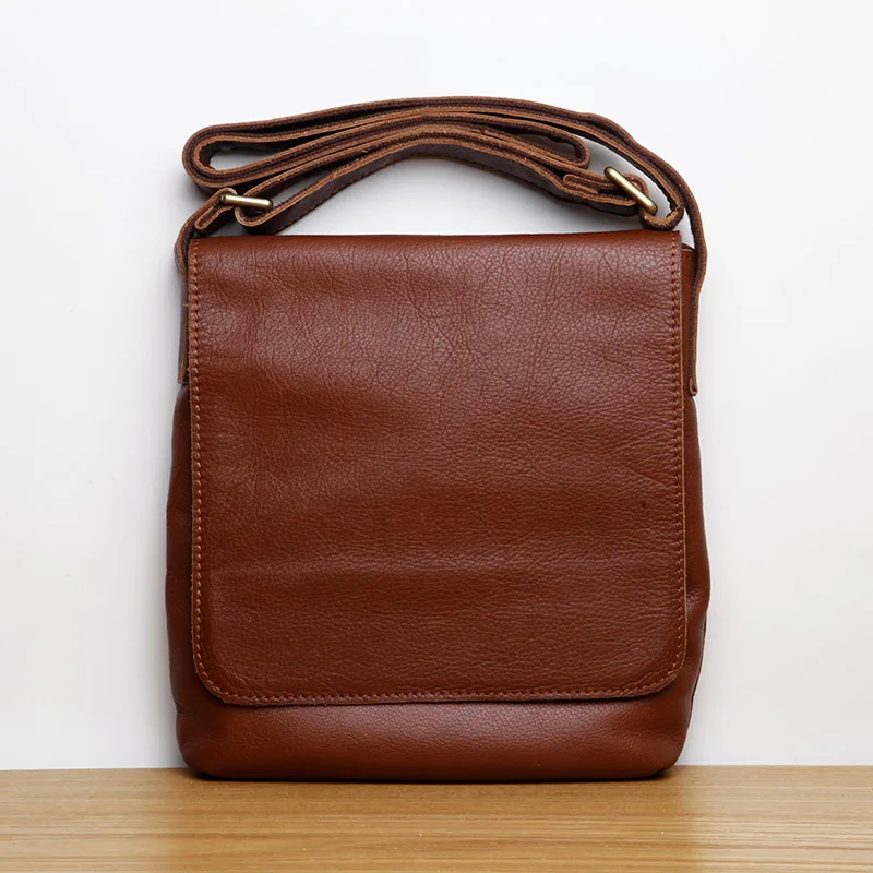 LANSPACE мужская кожаная сумка через плечо Маленькая модная на одно |