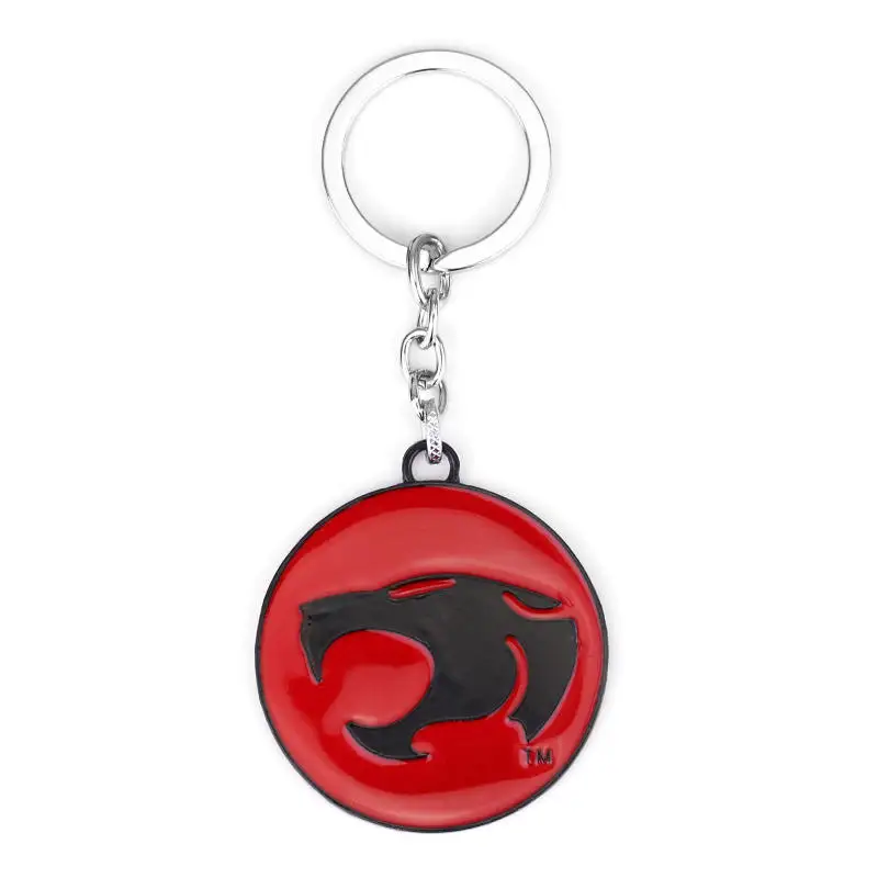 Мода Аниме Thundercats брелок красный Thunderbolt мультфильм кулон Металлический ювелирные