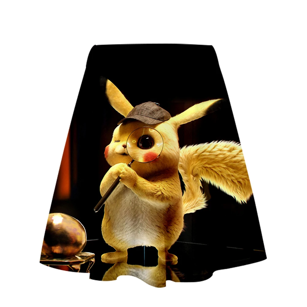 Женский комплект из 2 предметов с принтом Pokemon Detective Pikachu короткого топа и короткой