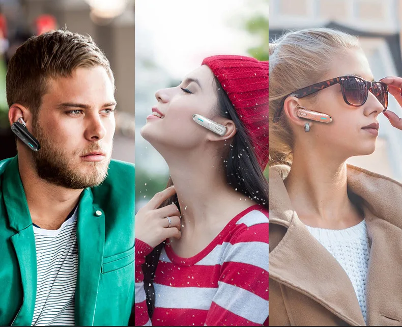 Беспроводные музыкальные наушники с шумоподавлением, bluetooth наушники с микрофоном, супер долгое время ожидания