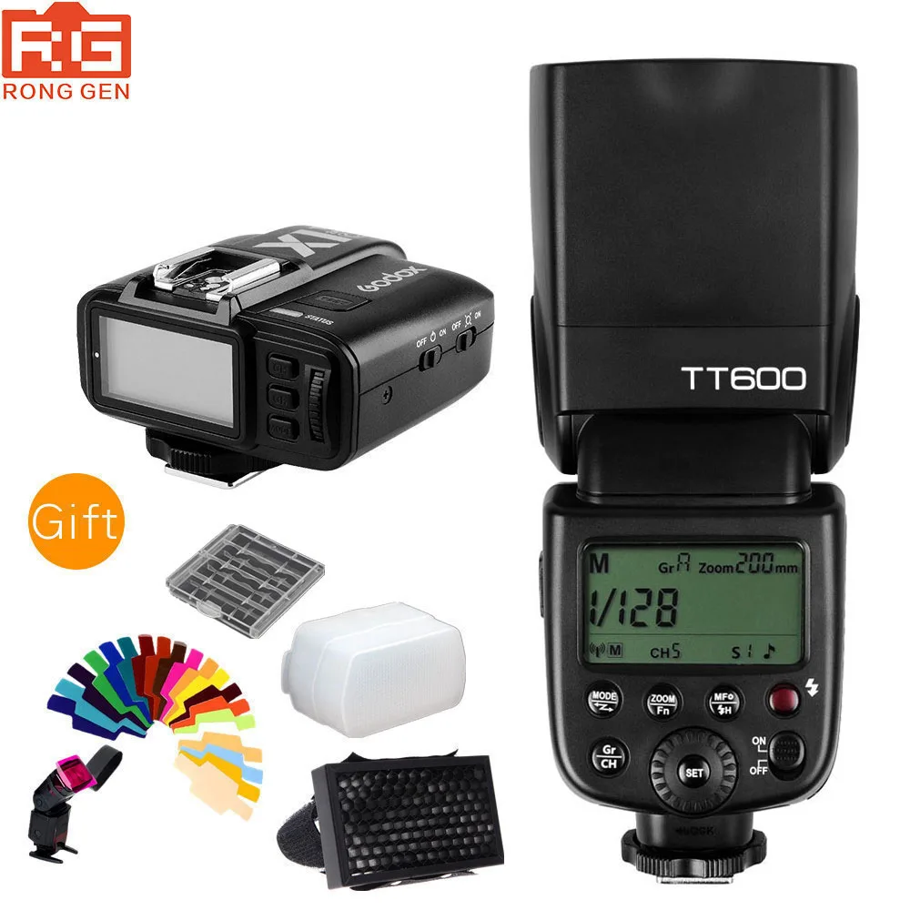 Godox TT600 2,4G Беспроводной GN60 Master/Slave Камера Вспышка Speedlite+ X1T-N ttl передатчик для Nikon D800 D3X D3 D2X D2H D1H D1X