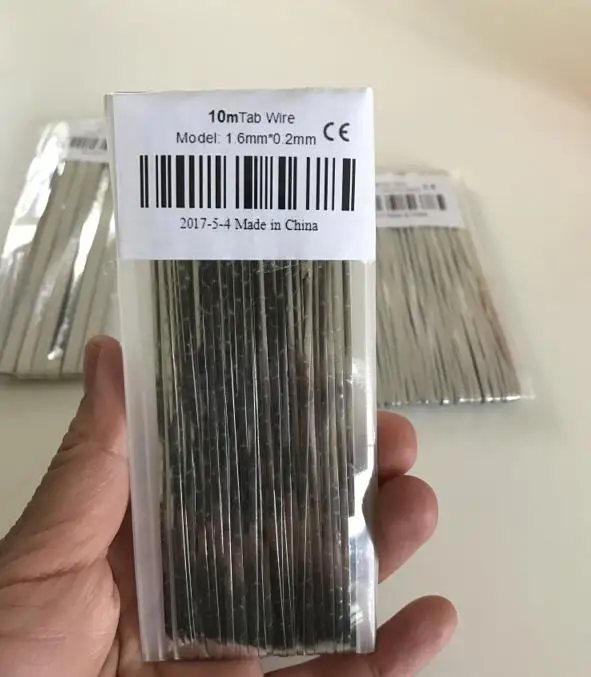 Сварочная проволочная лента для солнечной панели сделай сам 10 м 1 6*0 2 мм проволока