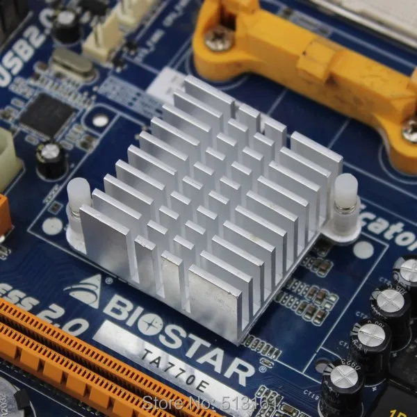 2 шт. алюминиевые радиаторы 40 х40х13 мм|northbridge heat sink|heat sinkcooler aluminium |