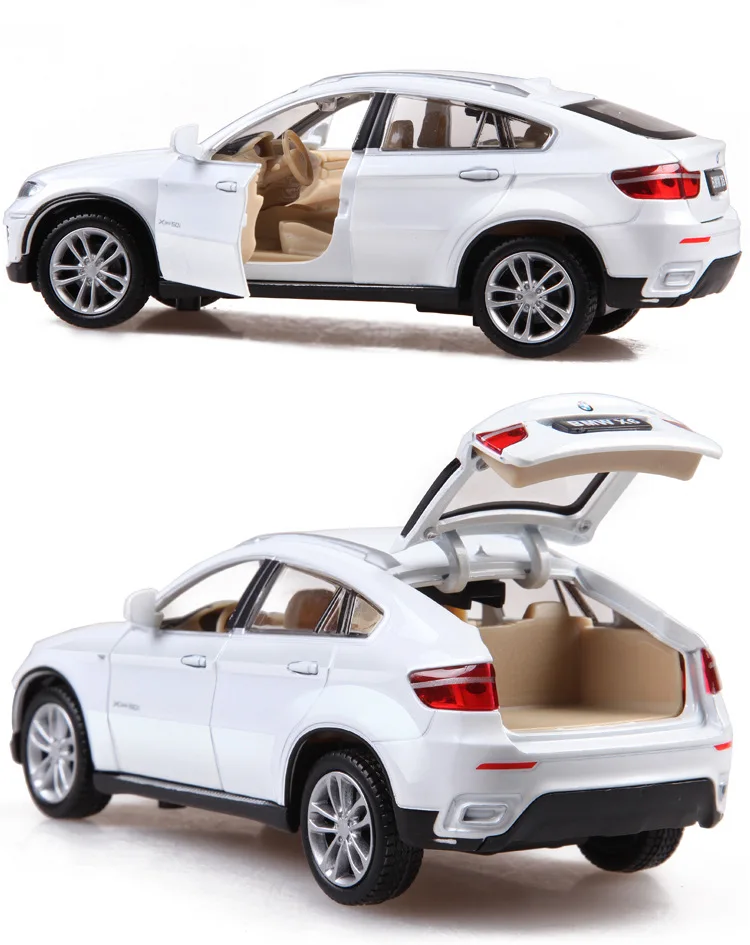 1:32 X6 SUV Coupe, игрушечный автомобиль, модель из сплава, детские игрушки, подлинный коллекционный подарок, внедорожный автомобиль для детей