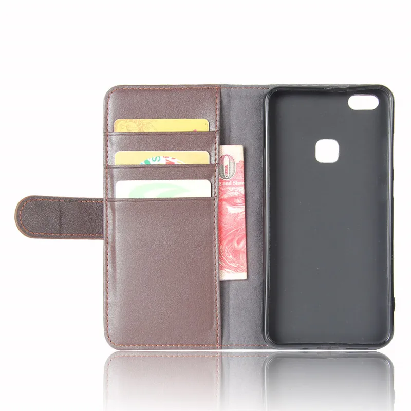 For Huawei P10 lite Case Luxury Wallet Genuine Leather Phone Lite WAS-LX1 WAS-LX2 Was-Lx3 Was Lx1 Flip Cover | Мобильные телефоны и