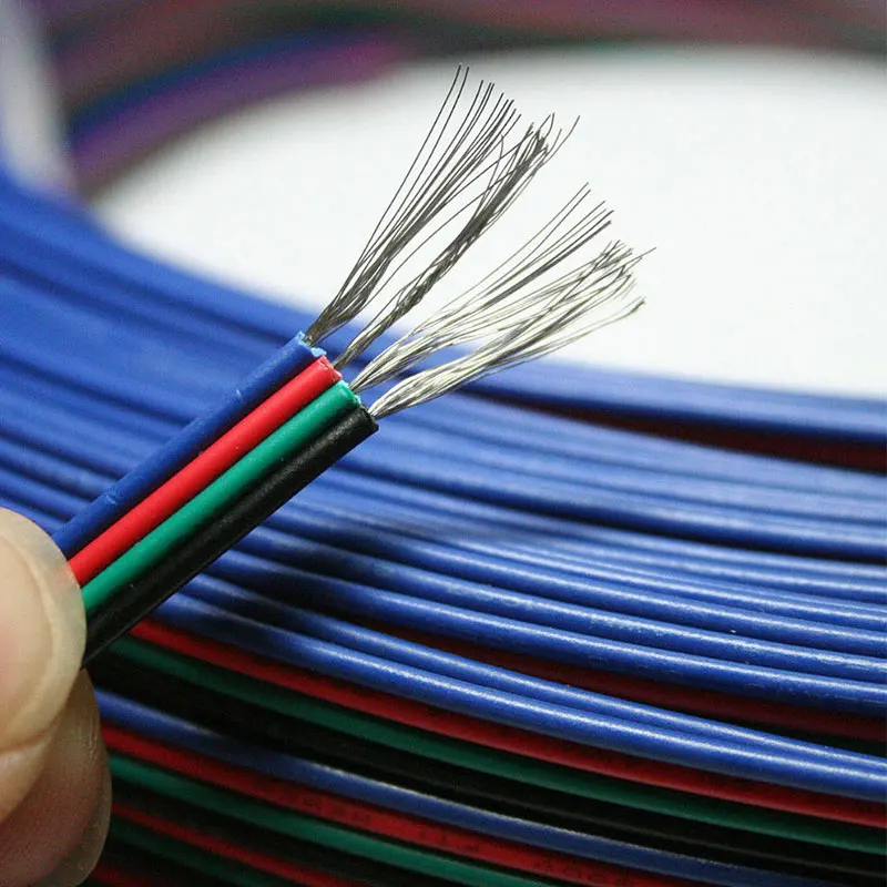 Светодиодный светильник EE с поддержкой 4pin удлинительные шнуры соединительный