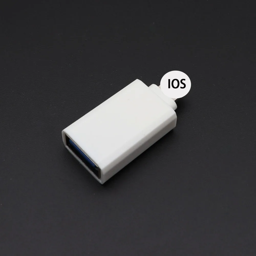 A TingDong адаптер для iphone 7 6 5 Plus используется только для питания к usb-устройствам 8pin к USB конвертеру - Цвет: A