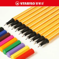 stabilo point 88 marker gel pen 0 4mm fine fiber pen lapices tinta gel sketch scriptliner needle gel pen marker material escolar