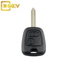 Ключ BHKEY для Citroen, корпус для автомобильного ключа с 2 кнопками для Citroen SX9 Saxo Picasso Xsara Berlingo, чехол-брелок