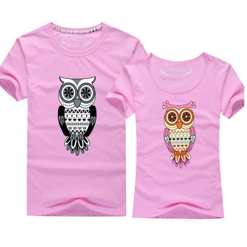 Обувь для мужчин и женщин Футболка соответствия пара Костюмы животного с принтом