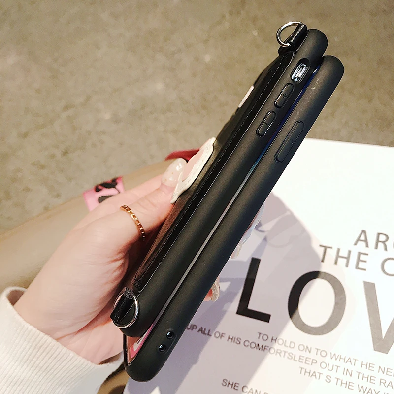 Милый кожаный чехол с когтями для iPhone 6 6s 7 8 Plus модные карманные держатели чехлы