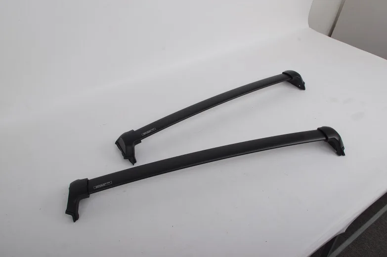 Black cross bar Алюминиевый для Хонда сrv CR-V 18 19 багажник на крышу Продольный брус крыши весы для багажа стойки поперечина - Цвет: Black cross bar