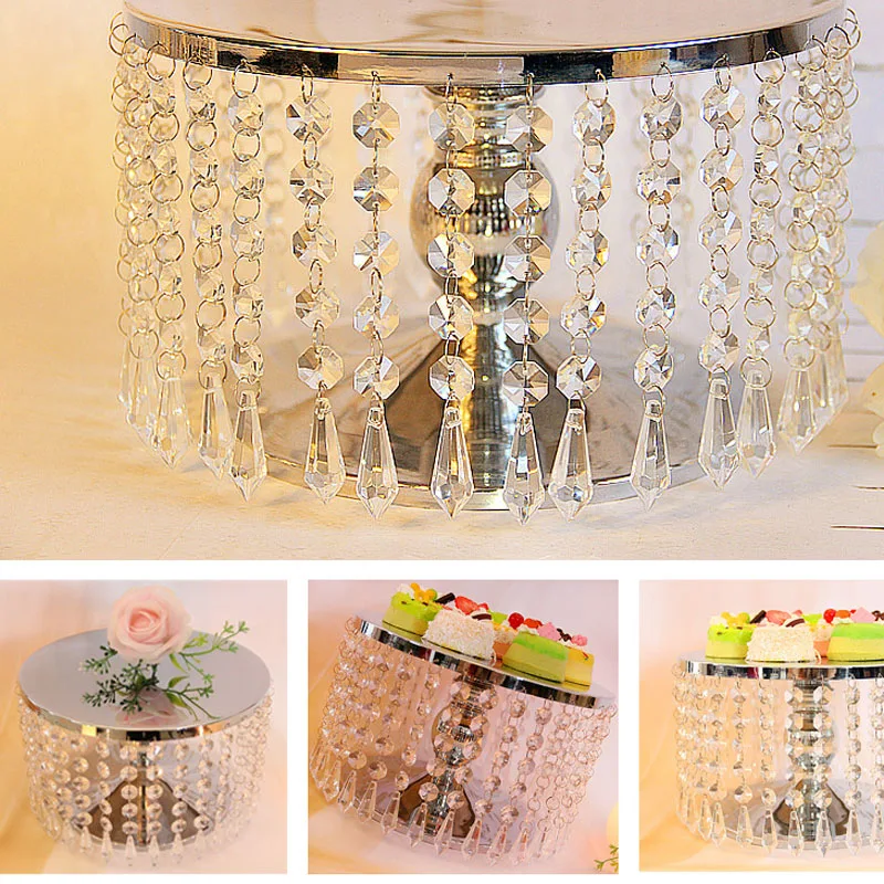 Ваза для цветов настольная хрустальная ваза подставка торта фруктовый поднос