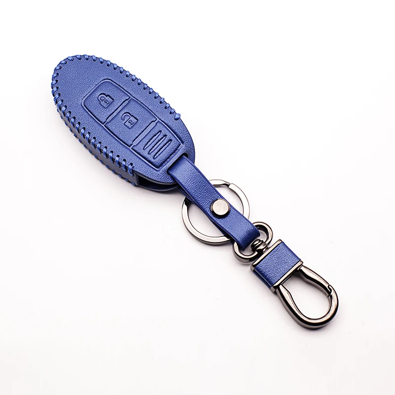 Кожаный чехол для ключей Nissan Tidda Livida X Trail T31 T32 3 кнопки 4 цвета|key case for car|nissan car key