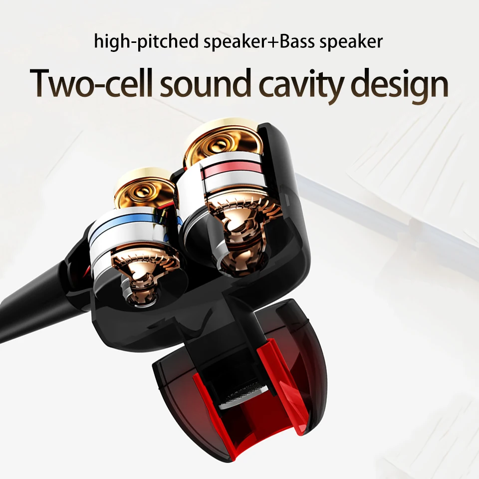 MoreBlue QZ41 HIFI DJ монитор стерео супер бас наушники двойной драйвер Спорт гарнитура