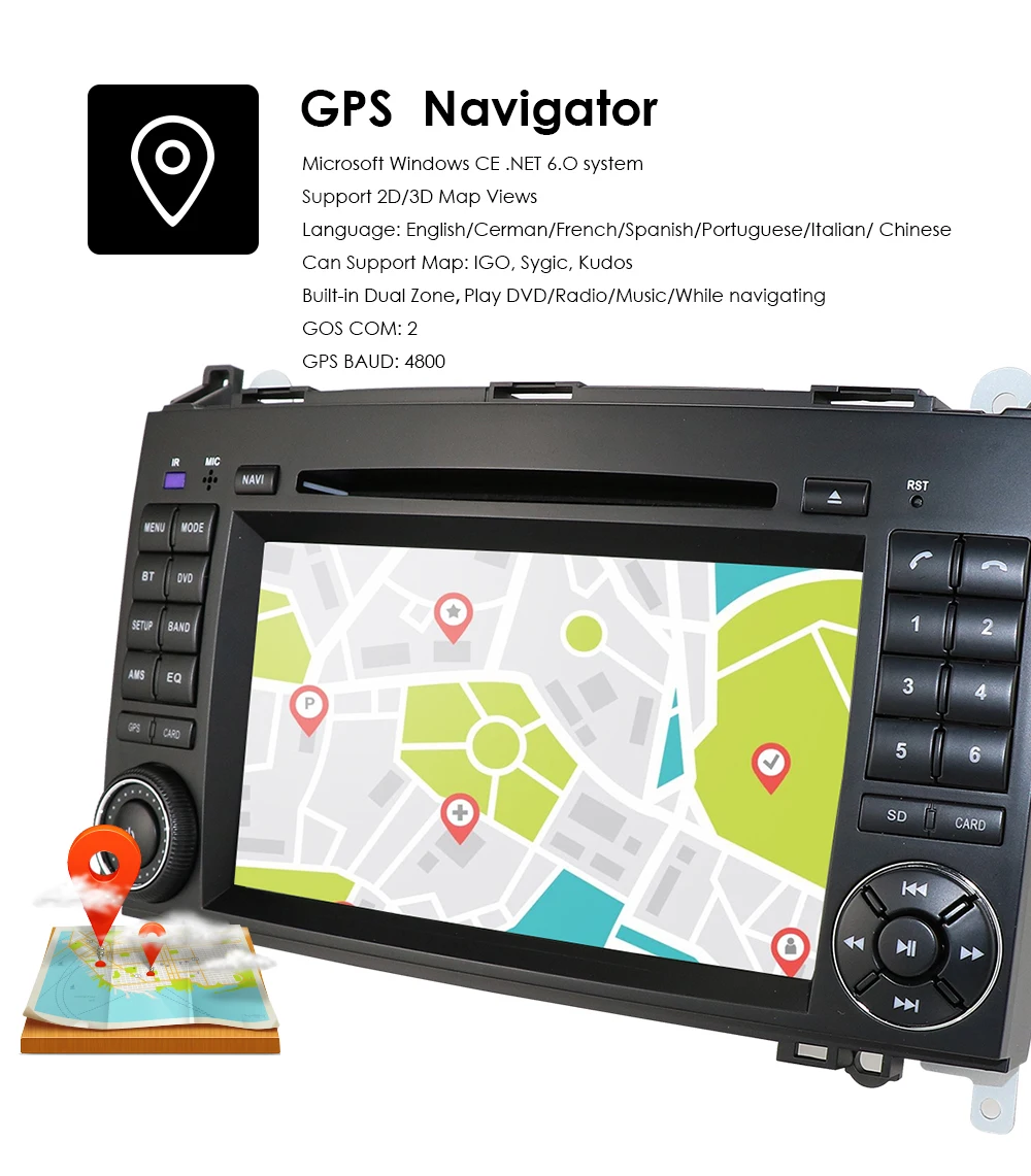 2din автомобильное радио для машины DVD мультимедиа для Mercedes Benz A-Class W169 B-Class W245 B200 V-Class W639 Vito Viano W906 Sprinter 2500