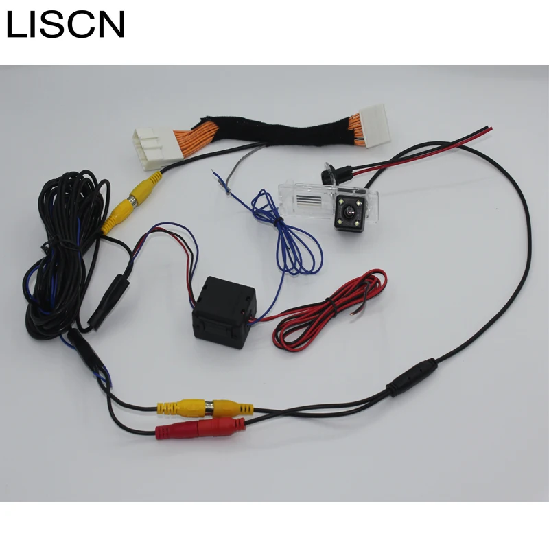 Backup Camera for Renault Captur Kaptur (2013-2017) with OEM Screen Cable Adapter and 24 Pins Wire RCA for Reversing image 6