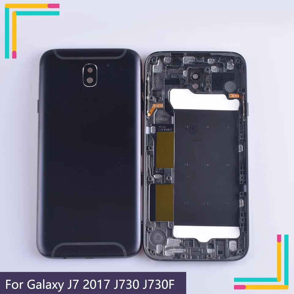 10Pcs/lot For Samsung Galaxy J7 Pro 2017 J730 J730F SM-730F Housing Battery Cover Back Case Rear Door Chassis Shell | Мобильные