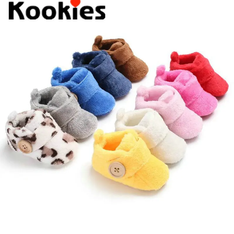 Хорошая цена обувь для мальчиков и девочек с леопардовым принтом теплая