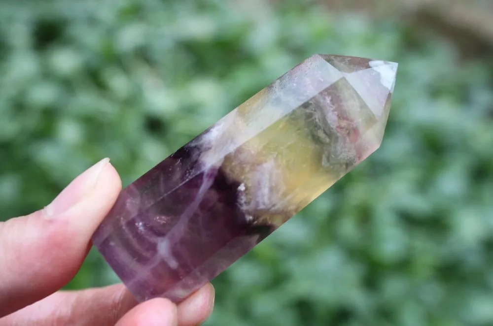 Натуральный флюоритовый кварц кристаллическая палочка|healing point|healing crystal wandshealing