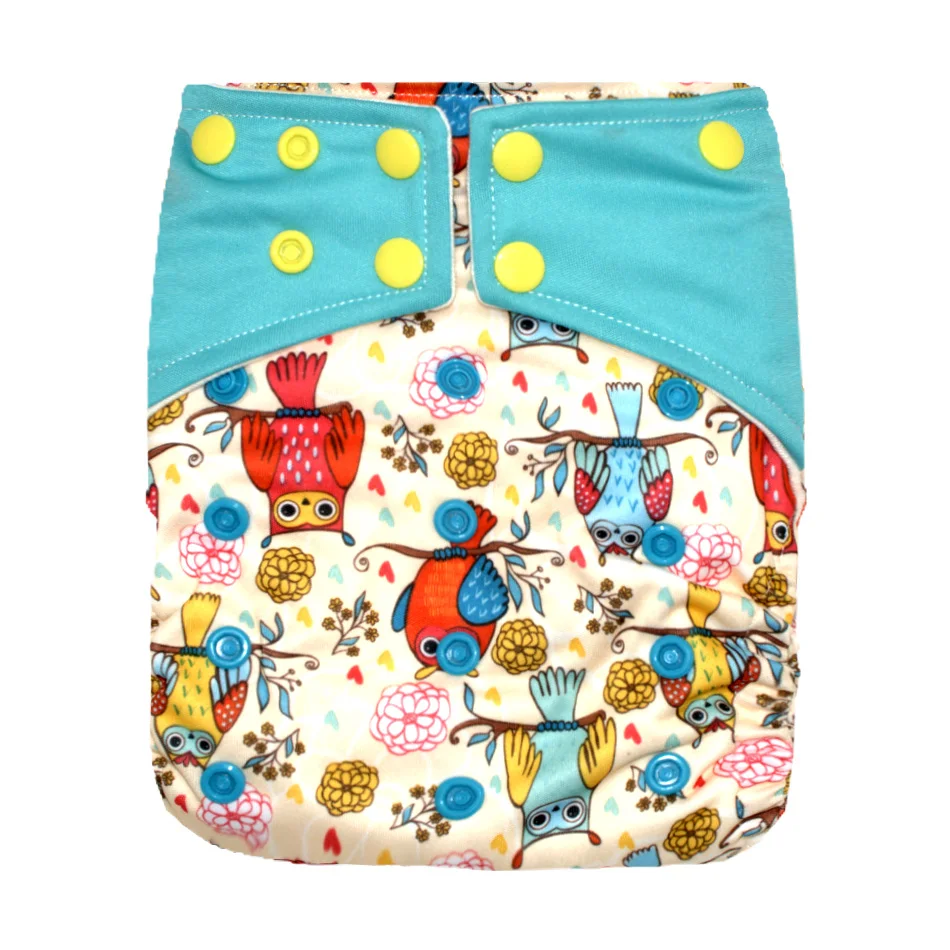 Miababy OS Bamboo AIO/тканевый подгузник бамбуковый внутренний и с 2 бамбуковыми