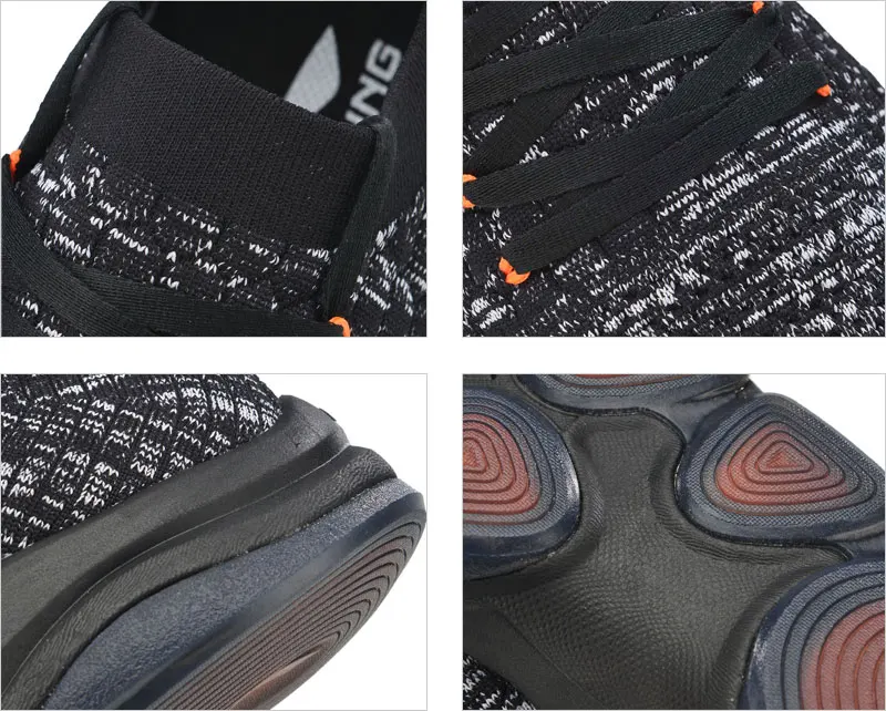 Li-Ning/мужская спортивная обувь с низким верхом; кроссовки с дышащей подкладкой; спортивная обувь; AFJN023 YXX044