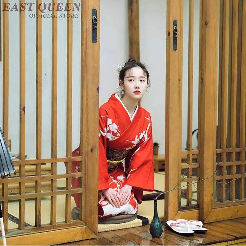 

Japanese kimono traditional dress cosplay female yukata women haori Japan geisha costume obi kimonos woman 2018 KK2247