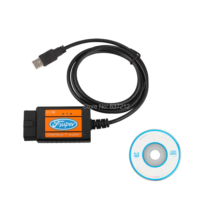 (Для Ford Fo cus/Fusion/Mon deo/Fiesta/KA/Transit) USB интерфейс для сканера F Super инструмент