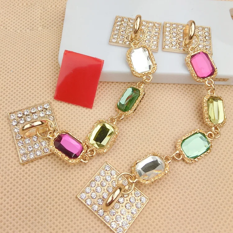 Bling Блеск цепи браслет с кисточками Горячая корейский DIY браслет, Аксессуары для мобильных телефонов samsung iPhone sony Xiaomi huawei