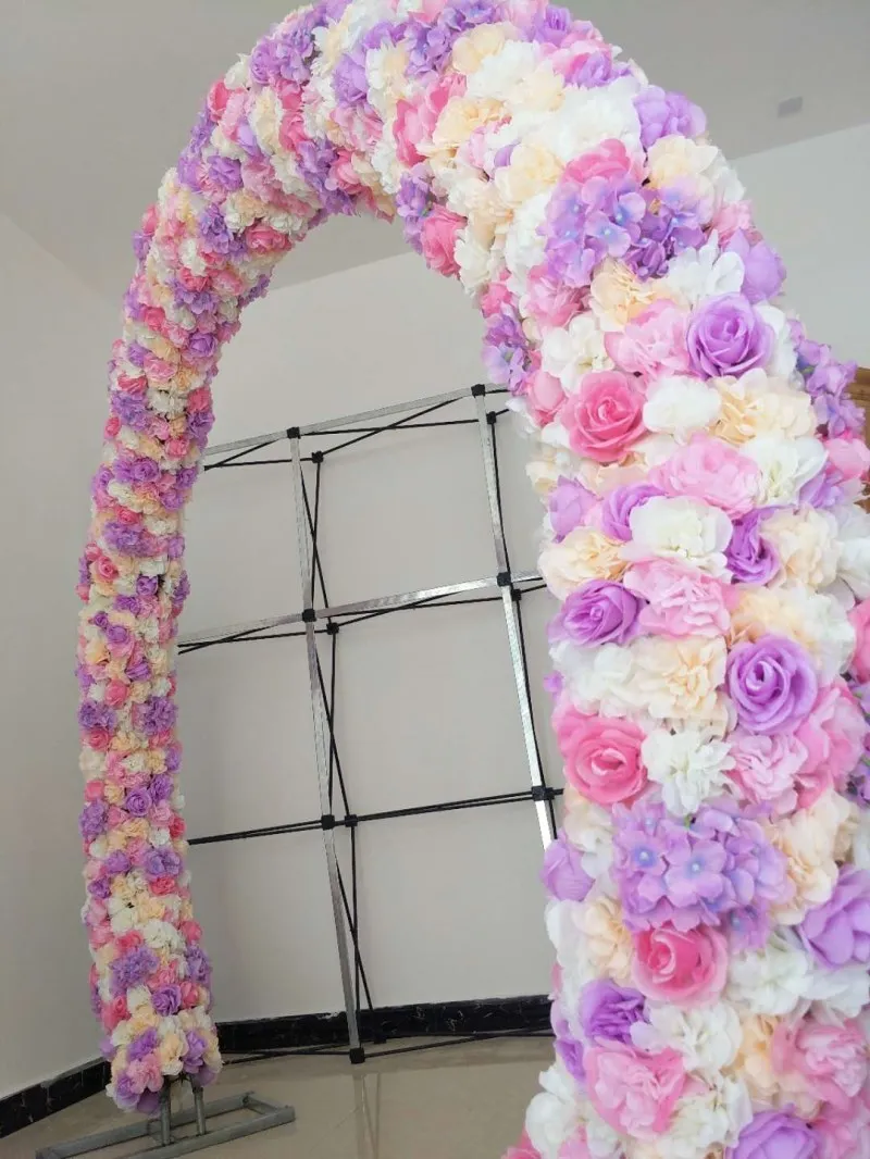 Свадебное украшение арка цветочные ряды с подставкой набор для вечерние