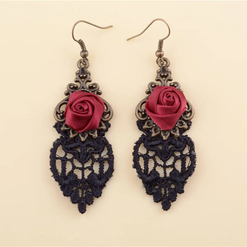 Серьги подвески в готическом стиле женские висячие ювелирные украшения форме