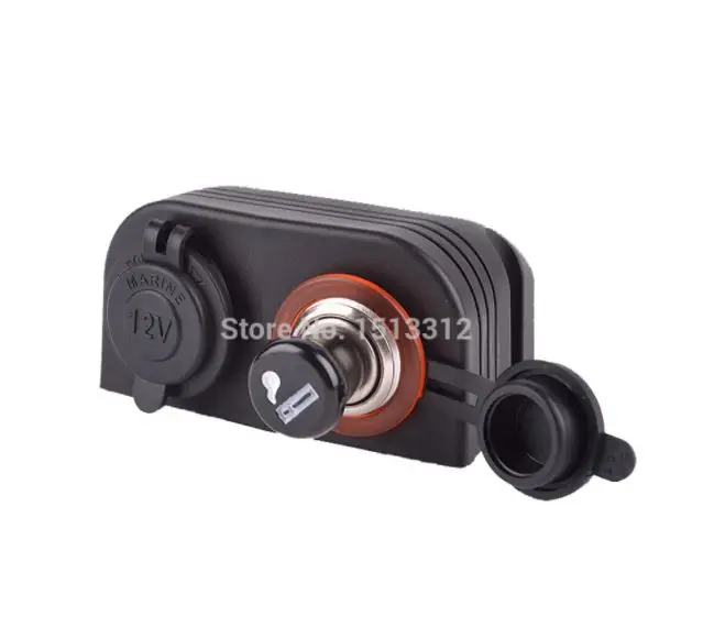 Новый DIY водостойкий Многофункциональный Автомобильный двойной USB адаптер