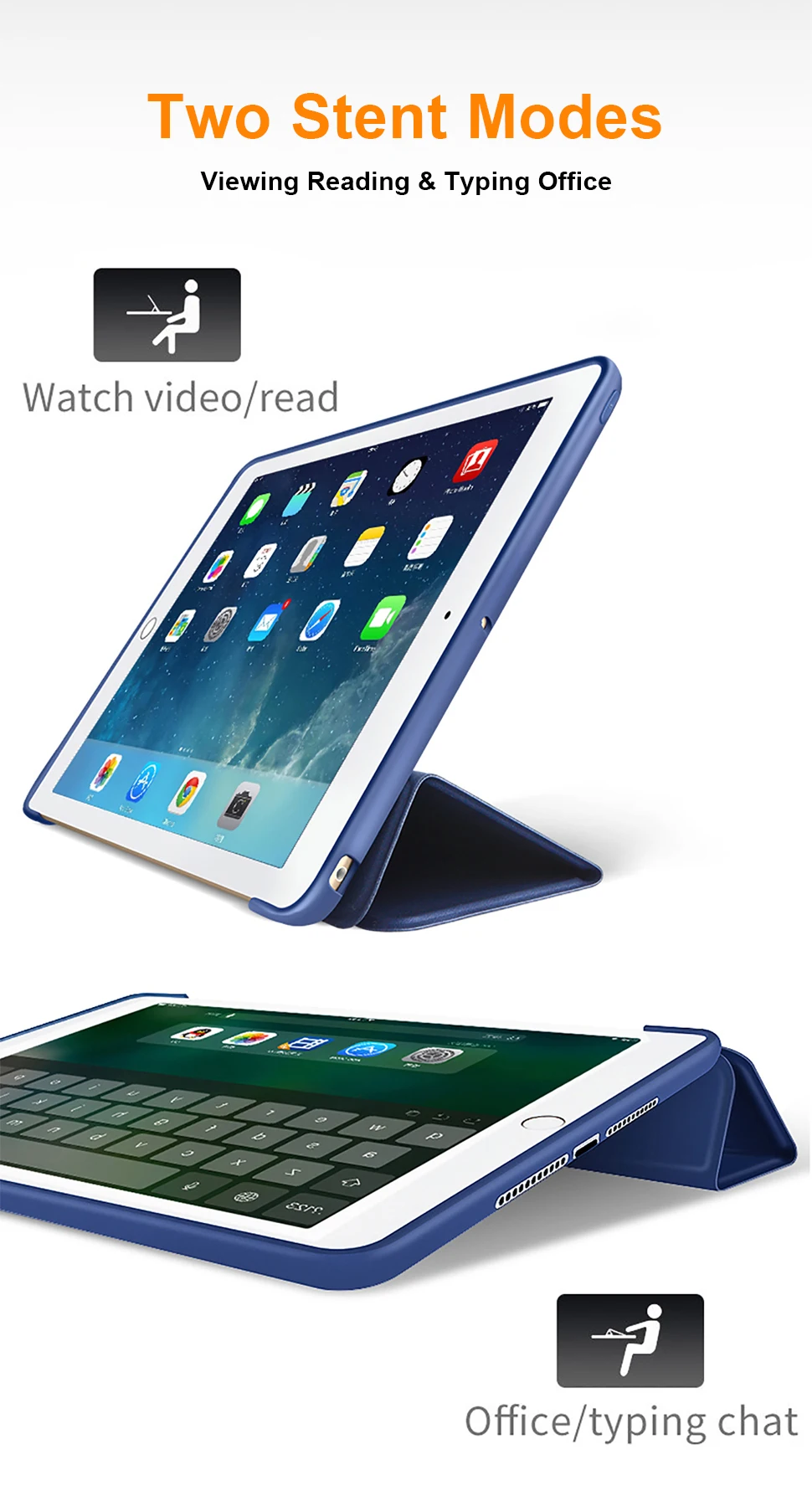 Для Apple iPad mini 1 2 3, 4, 5, чехол, 7,9 дюймов, ультра тонкий, умный, магнитный, с подставкой, из искусственной кожи, силиконовый чехол для iPad mini 5, Funda