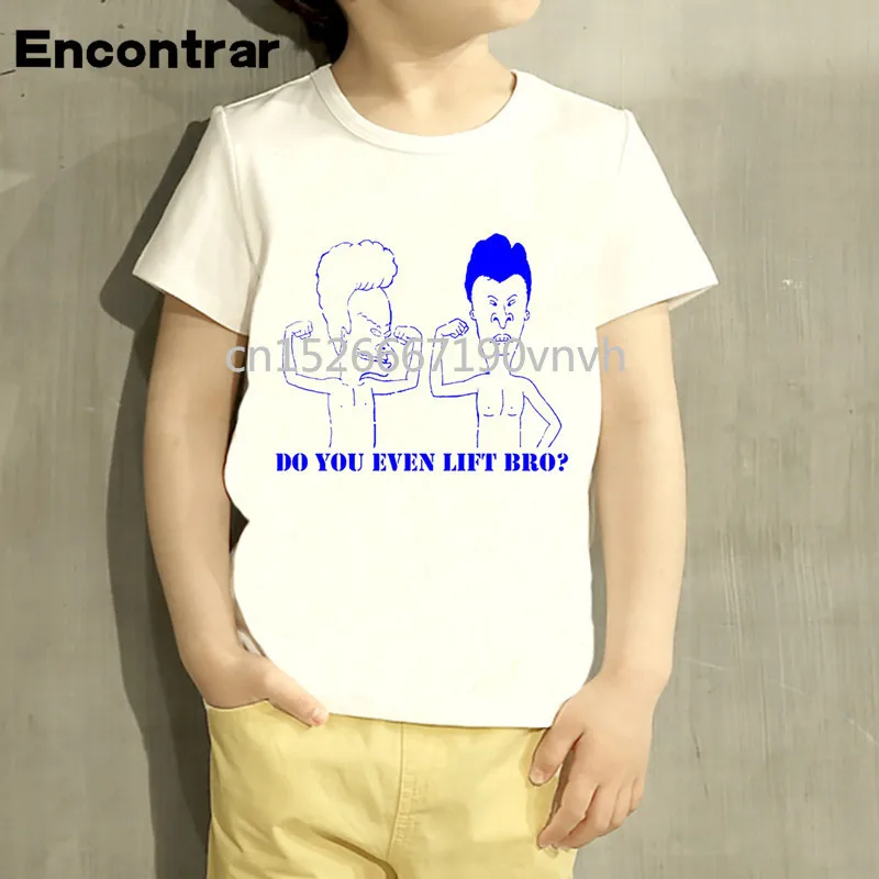 Beavis And Butthead Cartoon Design Baby Boys/Girl T Shirt Kids Funny Short Sleeve Tops Children Cute T-Shirt HKP837 | Мать и ребенок