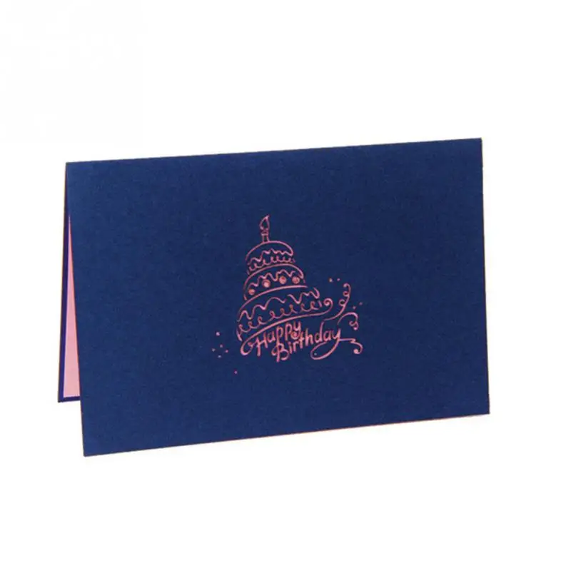 3D всплывающий дизайн открытки на день рождения пригласительные любовь девочка