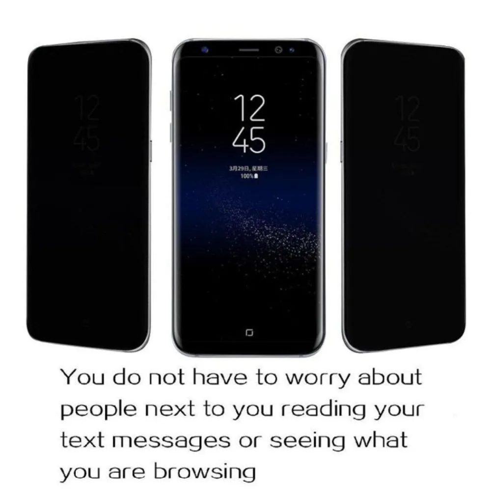 Анти-пилинг полное покрытие стеклянная пленка для samsung Galaxy S10 S9 S8 Plus S10e Note 9 8 Передняя Антибликовая Защита экрана