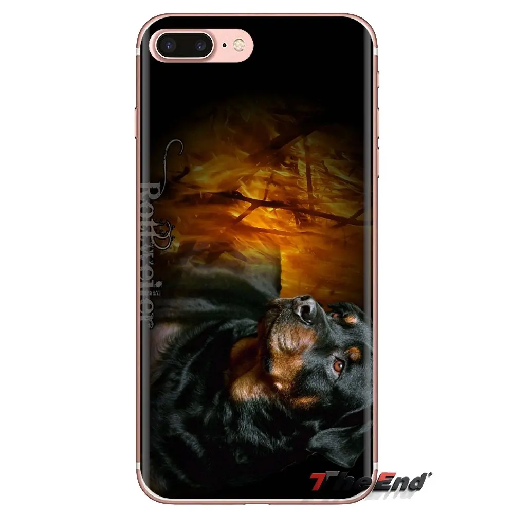 Силиконовый чехол с изображением щенков из немецкой ротвейлера для iPod Touch Apple iPhone