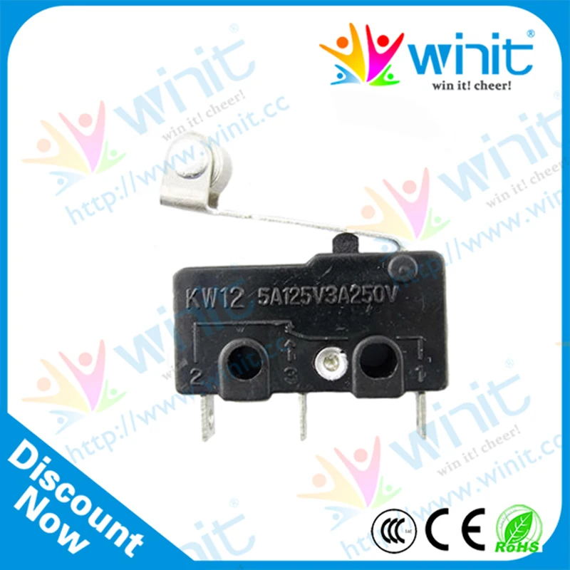 12В микро переключатель роликовый рычаг маленький пульт дистанционного