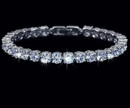 Высокое качество Sparking AAA + фианит зубец установка cz цепь теннис хип-хоп bling для