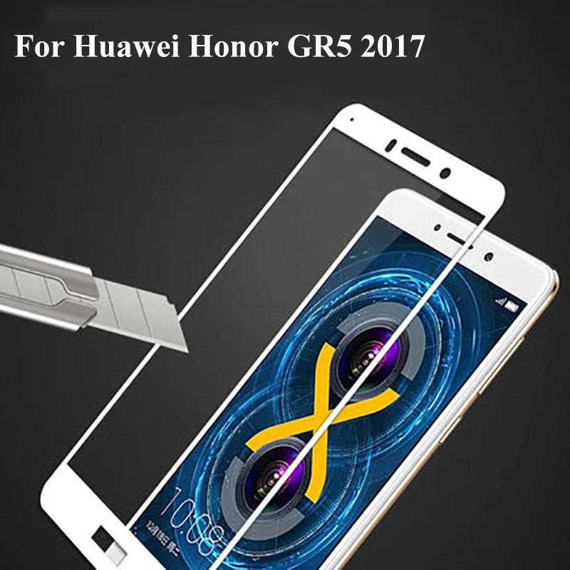 2 шт Ультра-тонкий протектор экрана закаленное стекло для Huawei Honor GR5 2017 GR 5 полный
