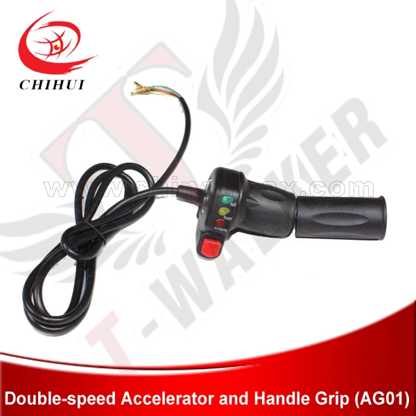 Ручки для скутера WUXING 36 V/48 V/60 V Ebike поворотные ручки для дроссельной заслонки с турбопереключателем/индикатором батареи(Запчасти и аксессуары для скутера
