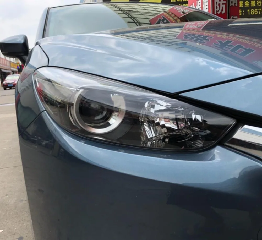 Светодиодный ные фары для Mazda 3 Axela 2017 - 2019 светодиодный двойные ксеноновые линзы