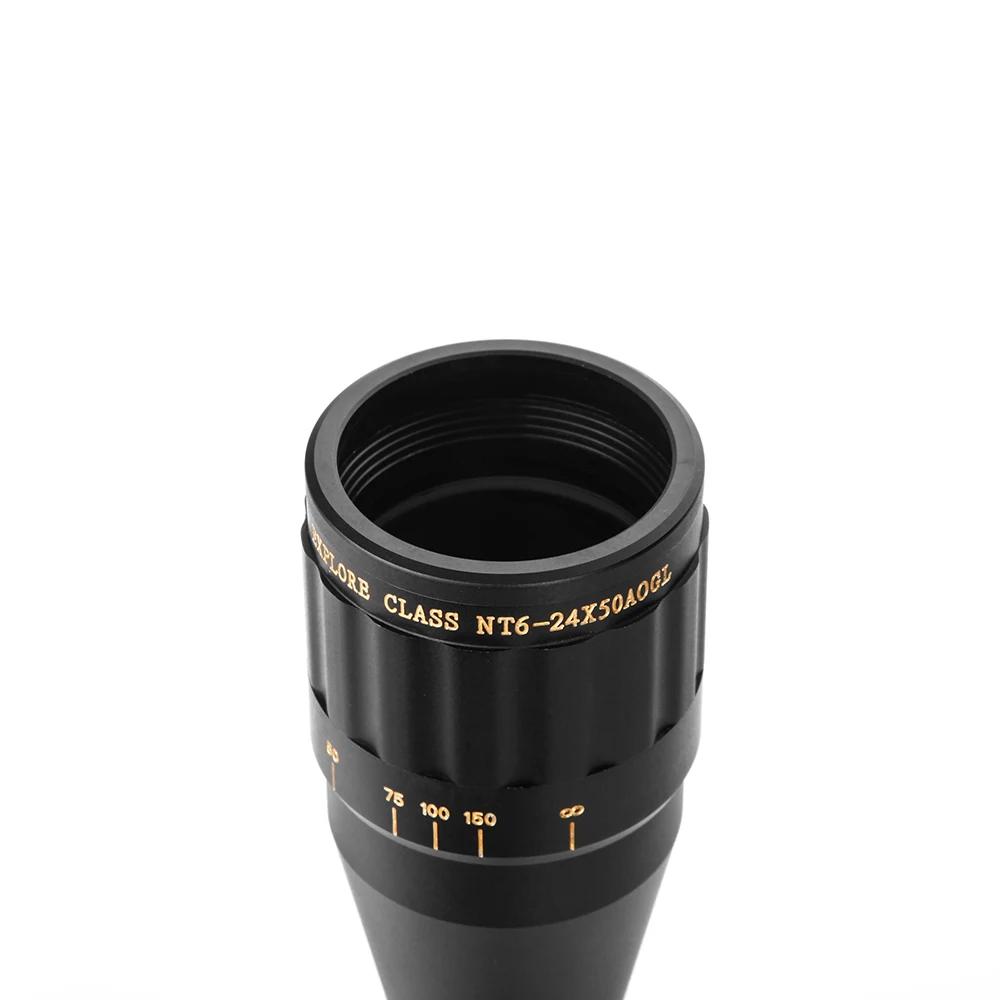NT 6-24X50 AOGL Rifle Scope Tactical Optics Sight Glass Etched Reticle RGB Illuminated Rifle Scope For Outdoor Hunting scope