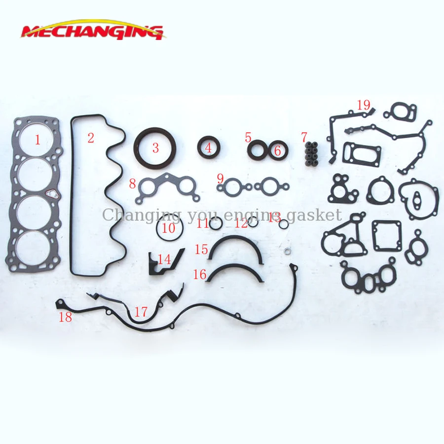 Прокладка двигателя E15S E16S для NISSAN CHERRY III (N12) SUNNY PULSAR 1 5/50129300 л OEM 10101-62A25-G Ajusa |