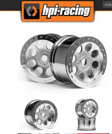 HPI Racing Mag 8 матовые хромированные колеса Savage X Flux (2) HPI3188|Детали и аксессуары| |
