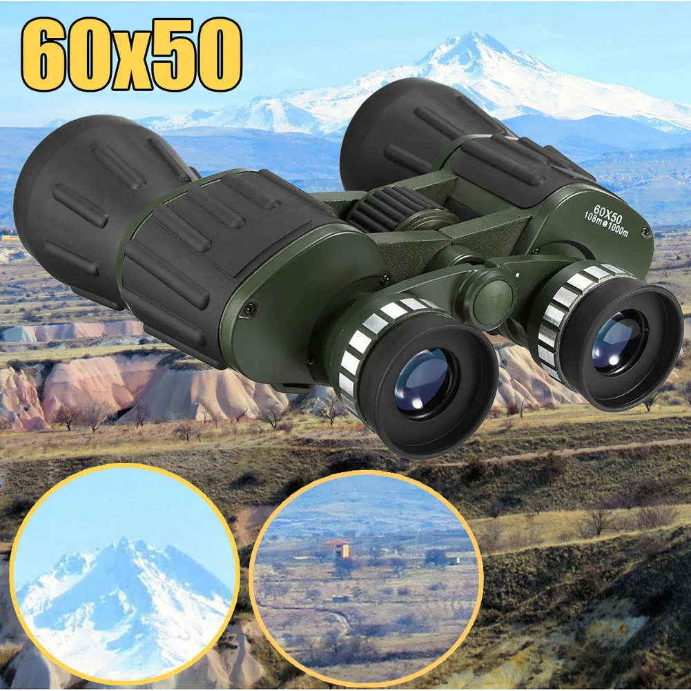 Новый бинокль ночного видения 60x50 зум мощный HD Оптика для кемпинга путешествия
