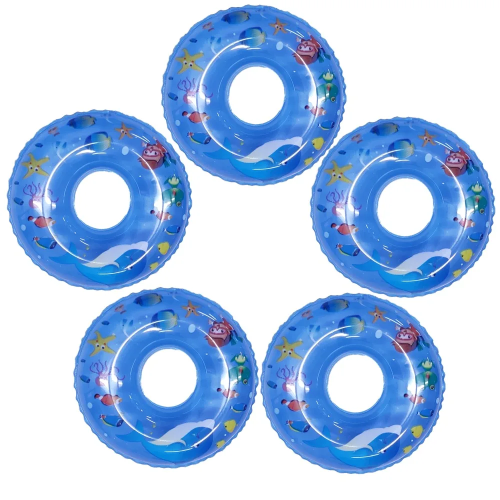 Fashion 1 Pcs 5 Pcs Doll Swimming Buoy Lifebelt Ring Summer Beach Bathing Buoy Dollhouse Accessories for Barbie Doll Baby Toy
