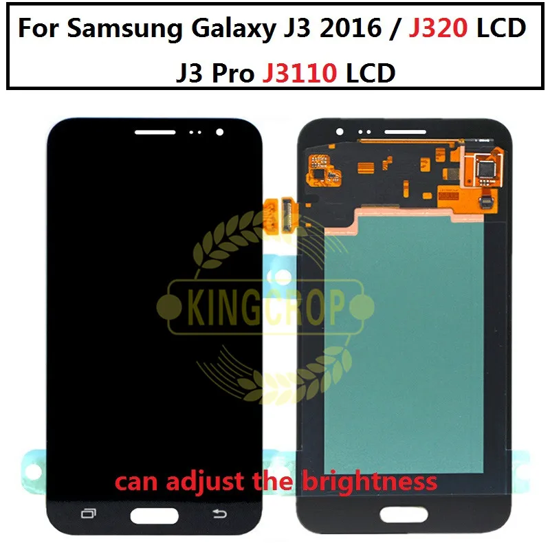 Для SAMSUNG GALAXY J3 lcd J320 J320F SM-J320F J3 Pro j3110 дисплей кодирующий преобразователь сенсорного экрана в сборе Замена для SAMSUNG J320