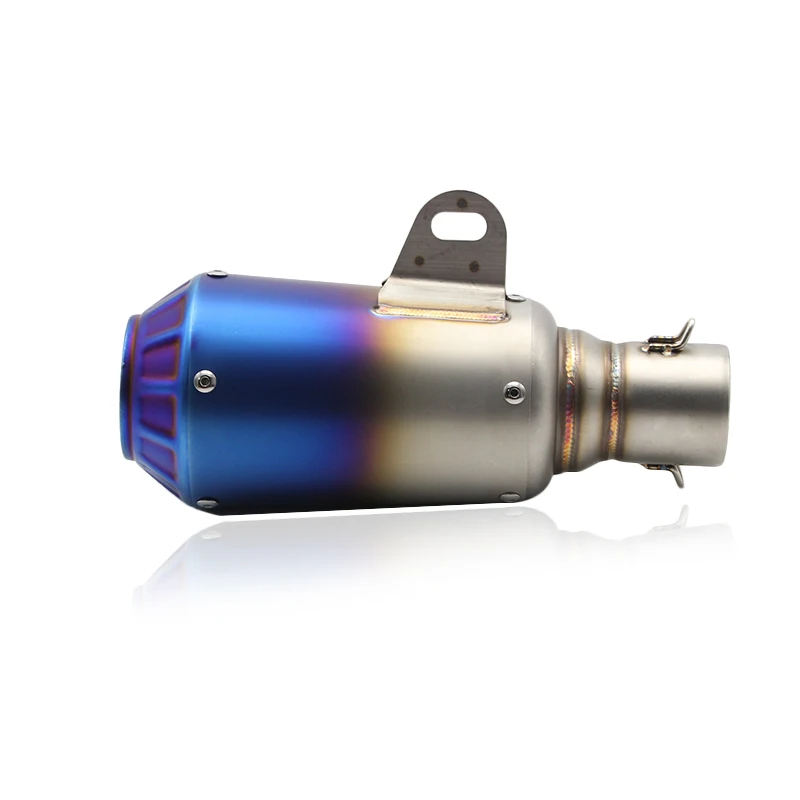 D ZS Racing Yoshimura титановый мотоцикл GP-Force Dirt Bike выхлопная труба Akrapovic глушитель Silencieux Moto Escape Aventura - Цвет: D